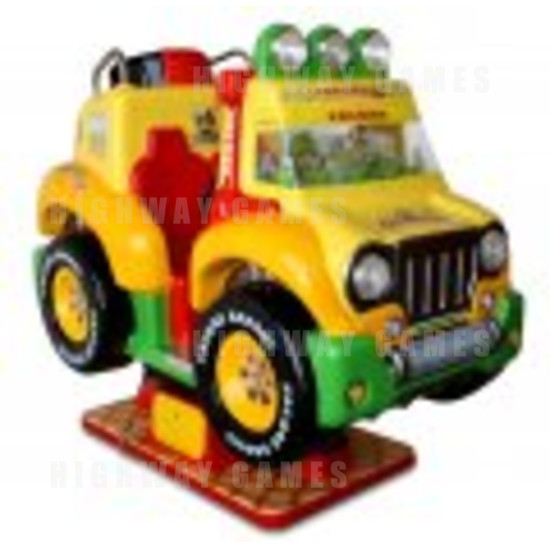 4x4 Safari Car Kiddie Ride - 4x4 Safari Car Cabinet