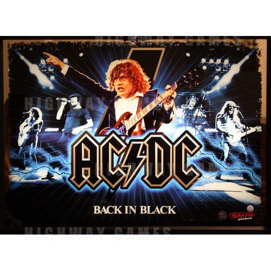 AC/DC Limited Edition (LE) Pinball Machine - Backglass
