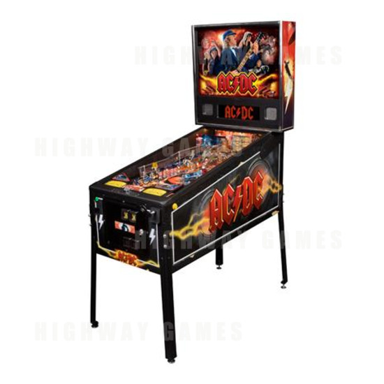 AC/DC Pro Pinball Arcade Machine - AC/DC Pro Cabinet
