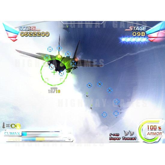 After Burner Climax DX  Arcade Machine - Screenshot