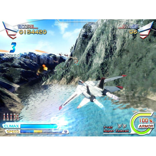 After Burner Climax DX  Arcade Machine - Screenshot