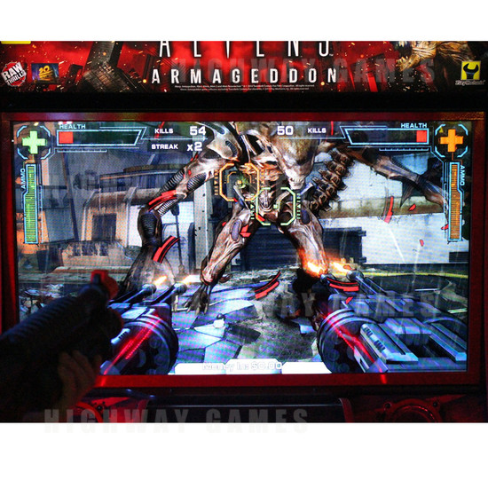 Aliens Armageddon Deluxe Arcade Machine - Screenshot