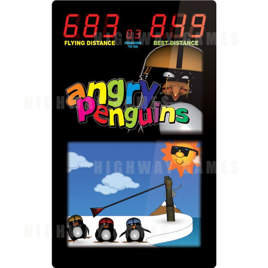 Angry Penguins Boxer - LCD Screen