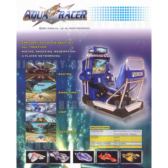 Aqua Racer - Brochure