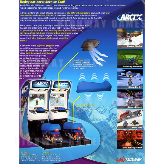 Arctic Thunder DX - Brochure Back