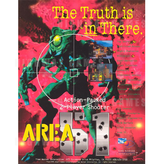 Area 51 - Brochure Front