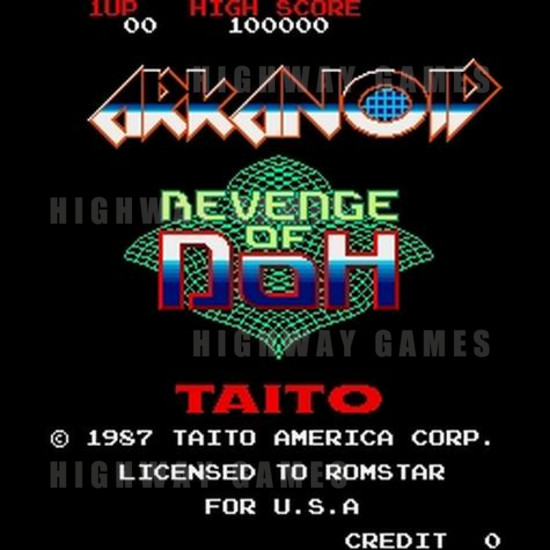 Arkanoid 2 - Title Screen 31KB JPG