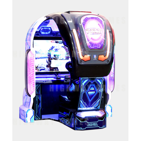 Armed Resistance DLX Arcade Machine - Armed Resistance DLX Arcade Machine Angle