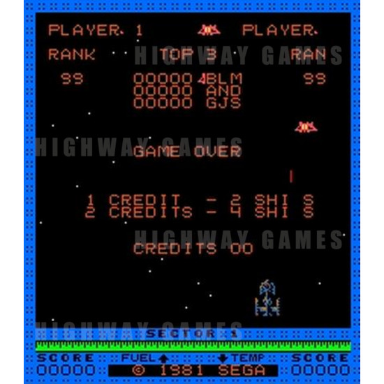 Astro Blaster - Title Screen 29KB JPG