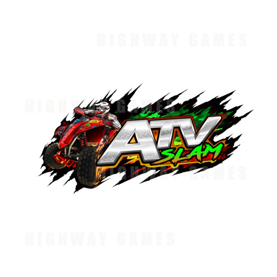 ATV Slam Driving Arcade Machine - ATV Slam Logo