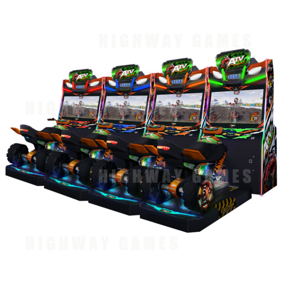ATV Slam Driving Arcade Machine - ATV Slam 4 Player Cabinet