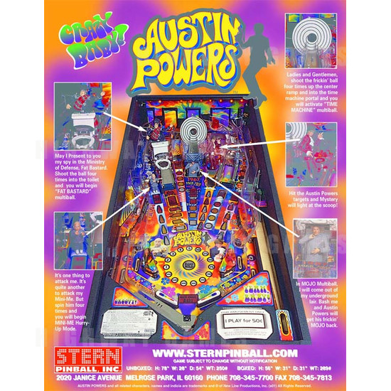 Austin Powers - Brochure Back