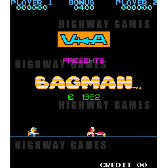 Bagman - Title Screen