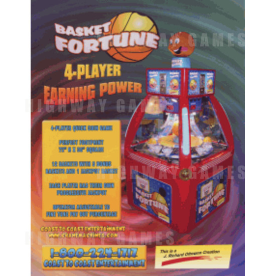 Basket Fortune Quick Coin Game - Brochure