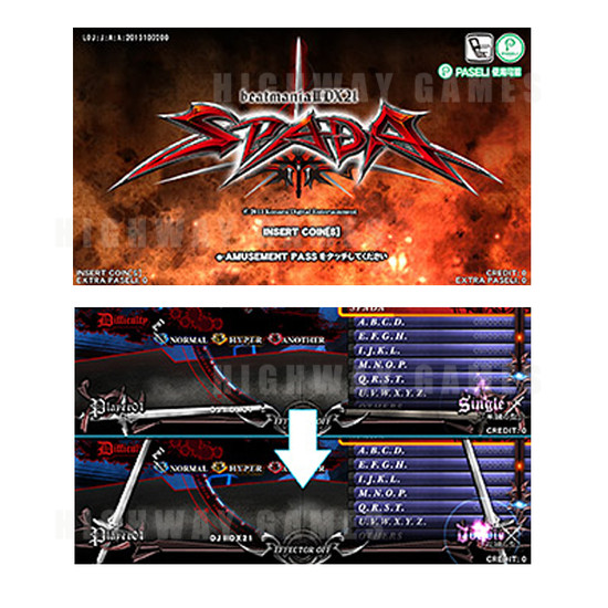 Beatmania IIDX 21 SPADA Arcade Machine - Screenshot