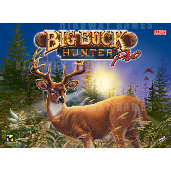 Big Buck Hunter Pro Pinball (2010) - Backglass