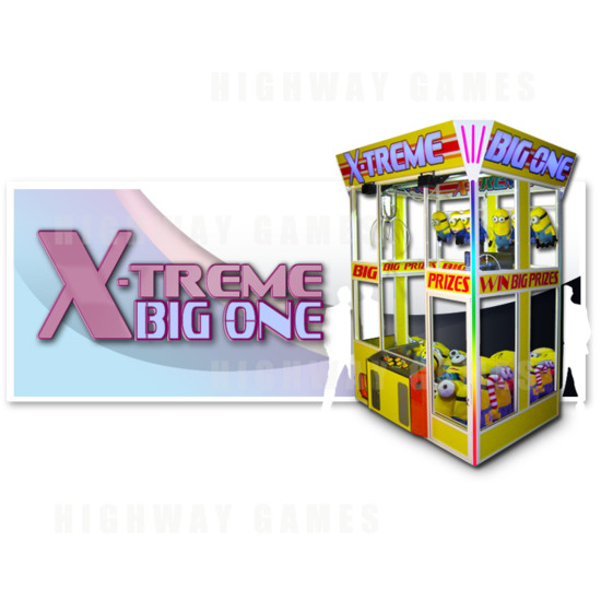 Big One X-treme Crane Machine - Big One X-treme Crane Machine and Logo