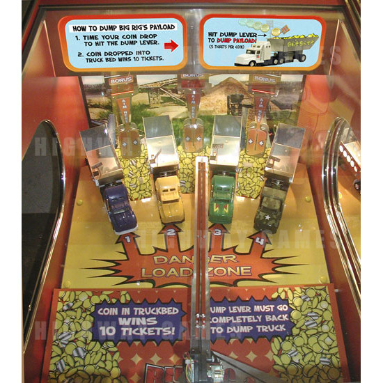 Big Rig Truckin' Ticket Redemption Machine - Playfield