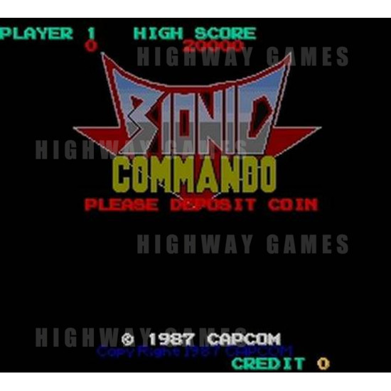 Bionic Commando - Title Screen 19KB JPG