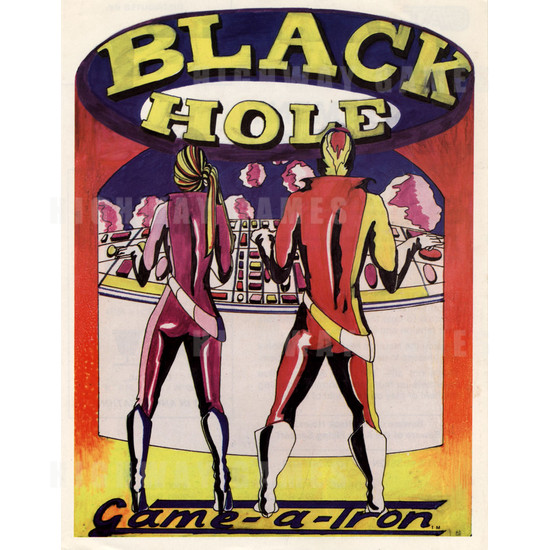 Black Hole Video Arcade Game - Black Hole Video Arcade Game Flyer