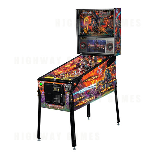 Black Knight: Sword of Rage Pinball Machine - Limited Edition Version - Black Knight Limited Edition Cabinet 