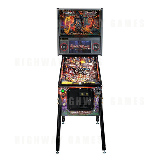 Black Knight: Sword of Rage Pinball Machine - Limited Edition Version - Black Knight Limited Edition Cabinet