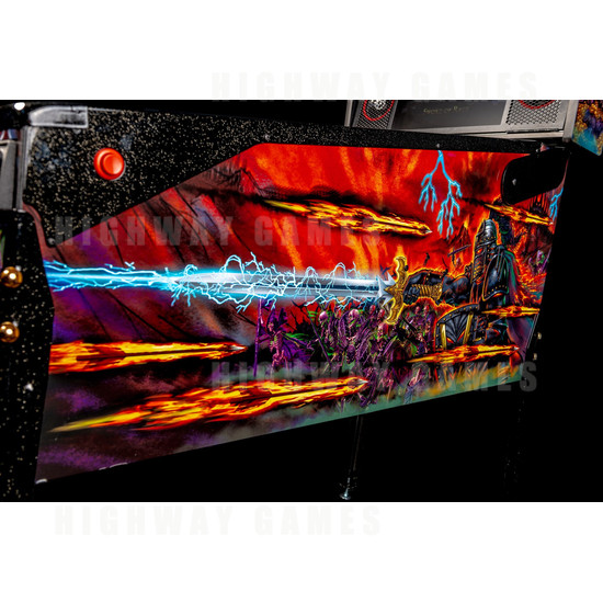 Black Knight: Sword of Rage Pinball Machine - Limited Edition Version - BKSOR Cabinet Artwork