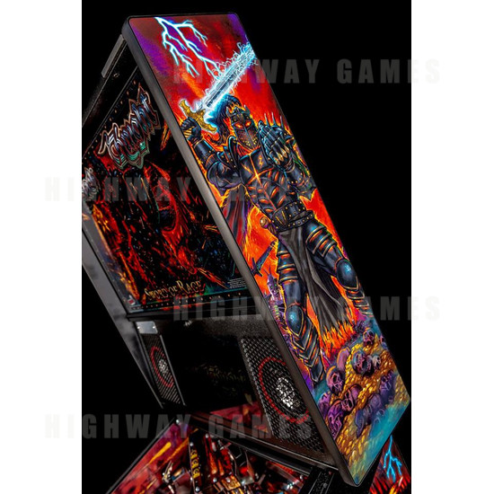 Black Knight: Sword of Rage Pinball Machine - Limited Edition Version - BKSOR Headbox Artwork