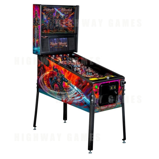 Black Knight: Sword of Rage Pinball Machine - Premium Version - BKSOR Premium Cabinet