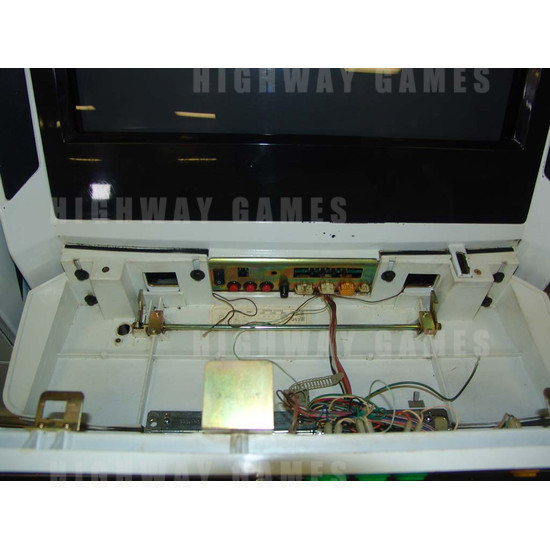 Blast City Arcade Cabinet - Control Panel - Open