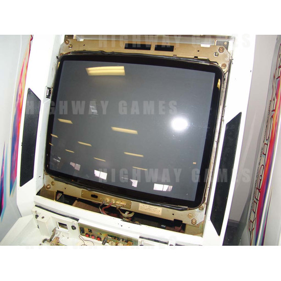 Blast City Arcade Cabinet - Screen without Cover