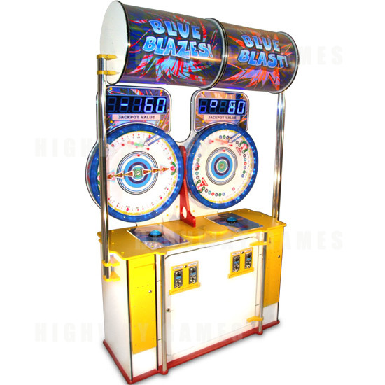 Blue Blast & Blue Blazes Ticket Redemption Machine - Blue Blazes & Blue Blast 2 Player Cabinet