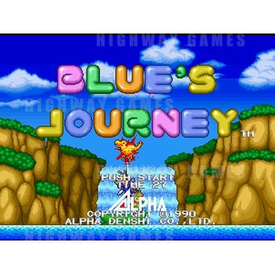 Blue's Journey - Title Screen 46KB JPG
