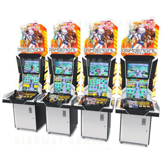 Bombergirl Arcade Game - The Bombergirl arcade cabinets