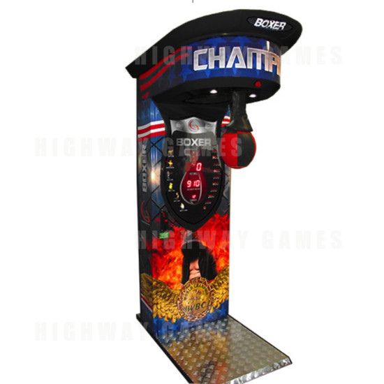 Boxer Champion Arcade Machine - Champion Boxer Arcade Machine (Black)