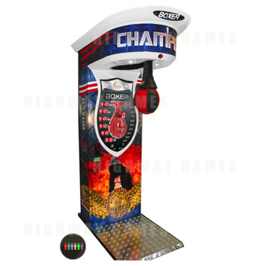 Boxer Champion Multi Arcade Machine - Boxer Champion Multi Arcade Machine (White)
