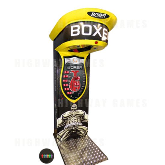 Boxer Power Black Multi Arcade Machine - Boxer Power Black Multi Arcade Machine (Yellow)