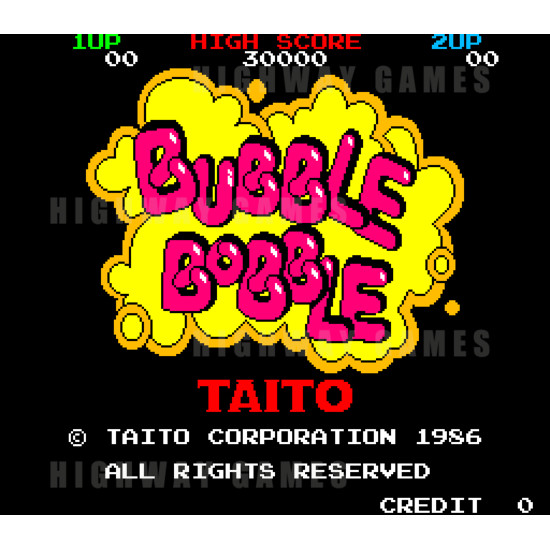 Bubble Bobble - Title Screen