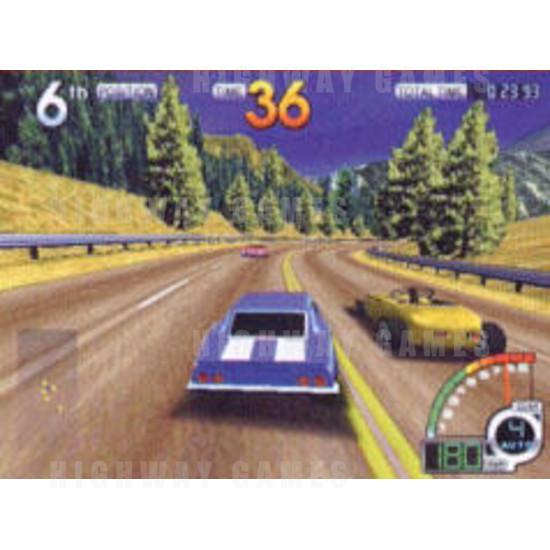 California Speed SD Arcade Machine - Screenshot