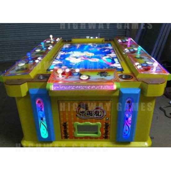 China Dragon in Fish Hunter Arcade Machine - Cabinet Example