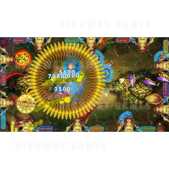 China Dragon in Fish Hunter Arcade Machine - Screenshot 2