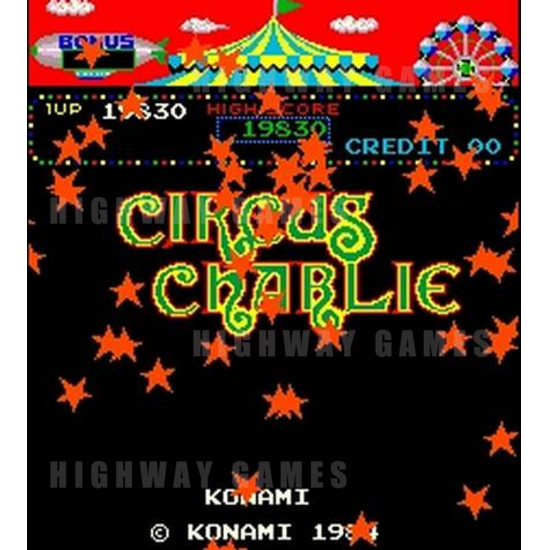 Circus Charlie - Title Screen 35KB JPG