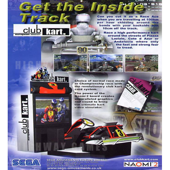 Club Kart Twin - Brochure Front