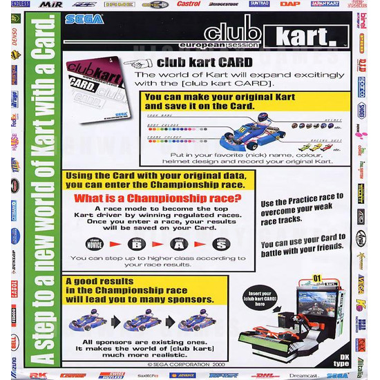 Club Kart Twin - Brochure Back