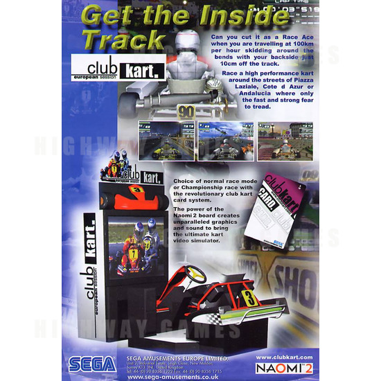 Club Kart DX (UK Make) - Brochure Front