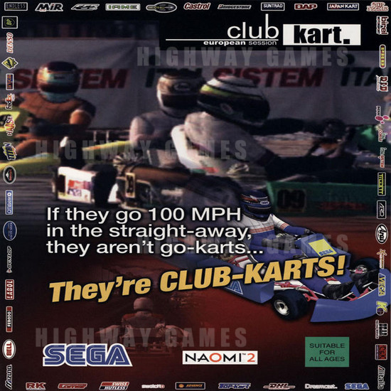 Club Kart DX (US Make) - Brochure Front