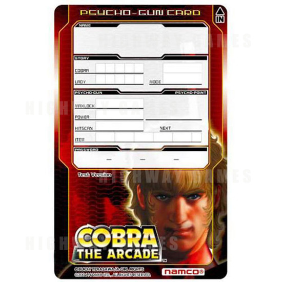 Cobra: The Arcade - Psycho Gun Card