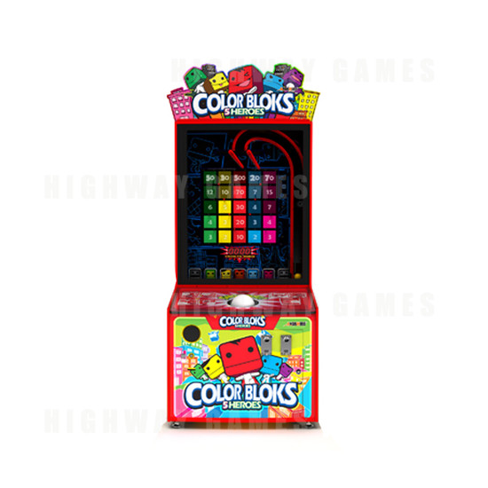 Color Bloks Arcade Machine - Front View