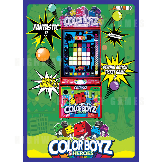 Color Boyz 5 Heroes - Brochure Front