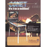 Comet Pinball (1985) - Brochure Back